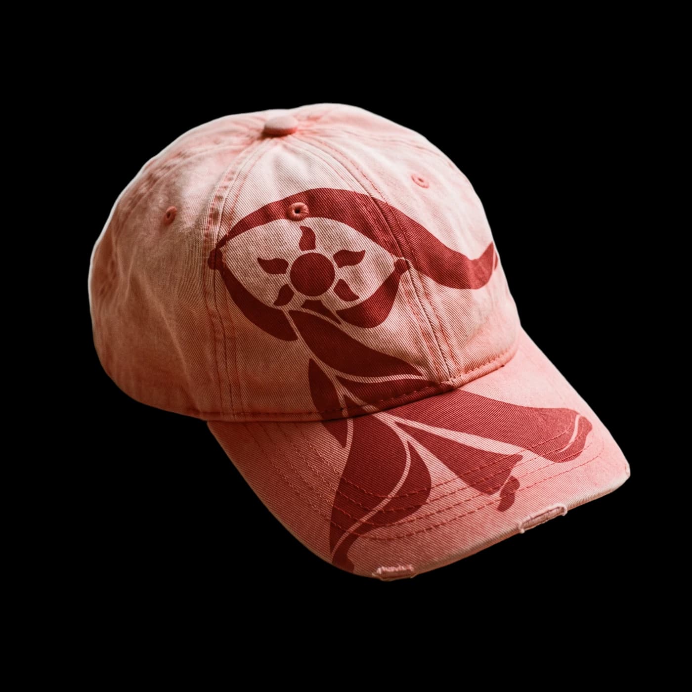 Unfaded cap CAP02 Bleached red