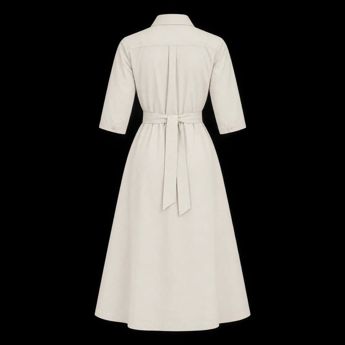 Shirt dress DRS02 Bone, view 2