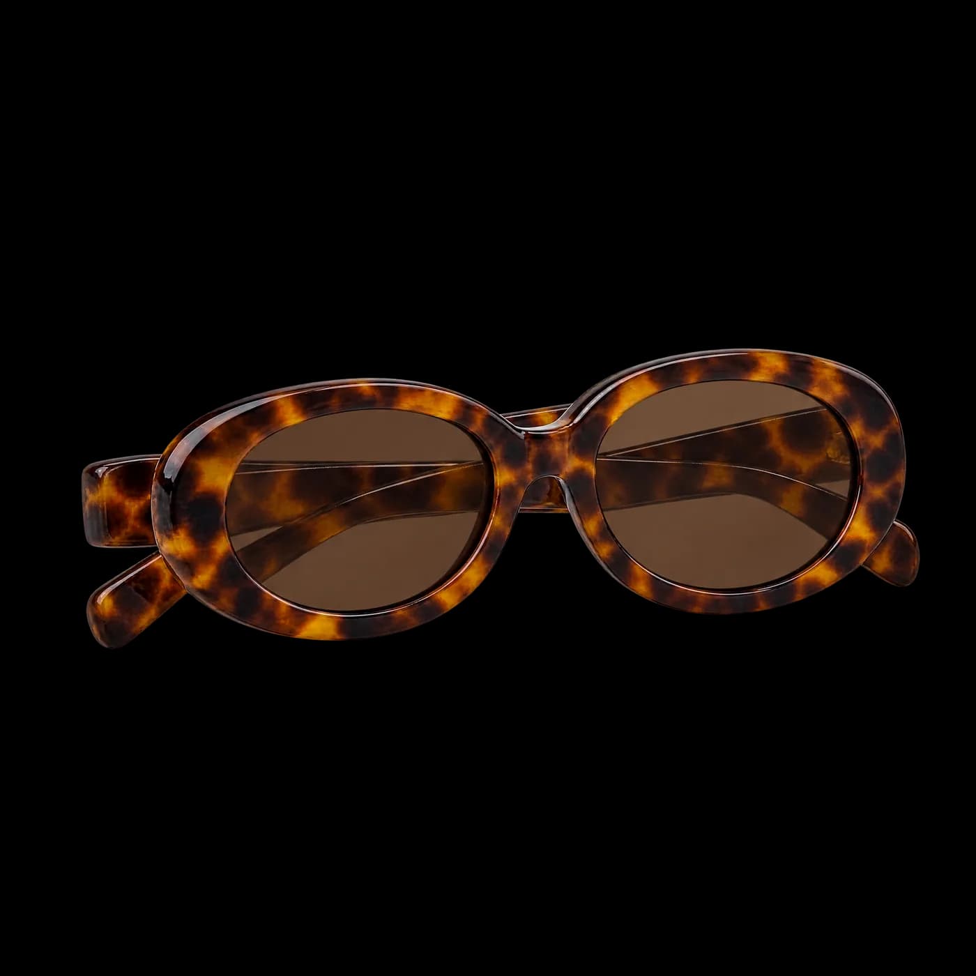 Chunky oval SGL02 Tortoise, view 2
