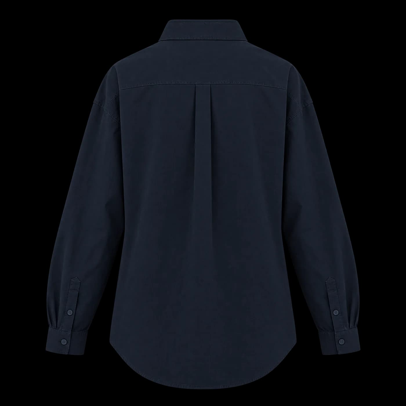 Oversized poplin shirt SHR01 Ink, view 2