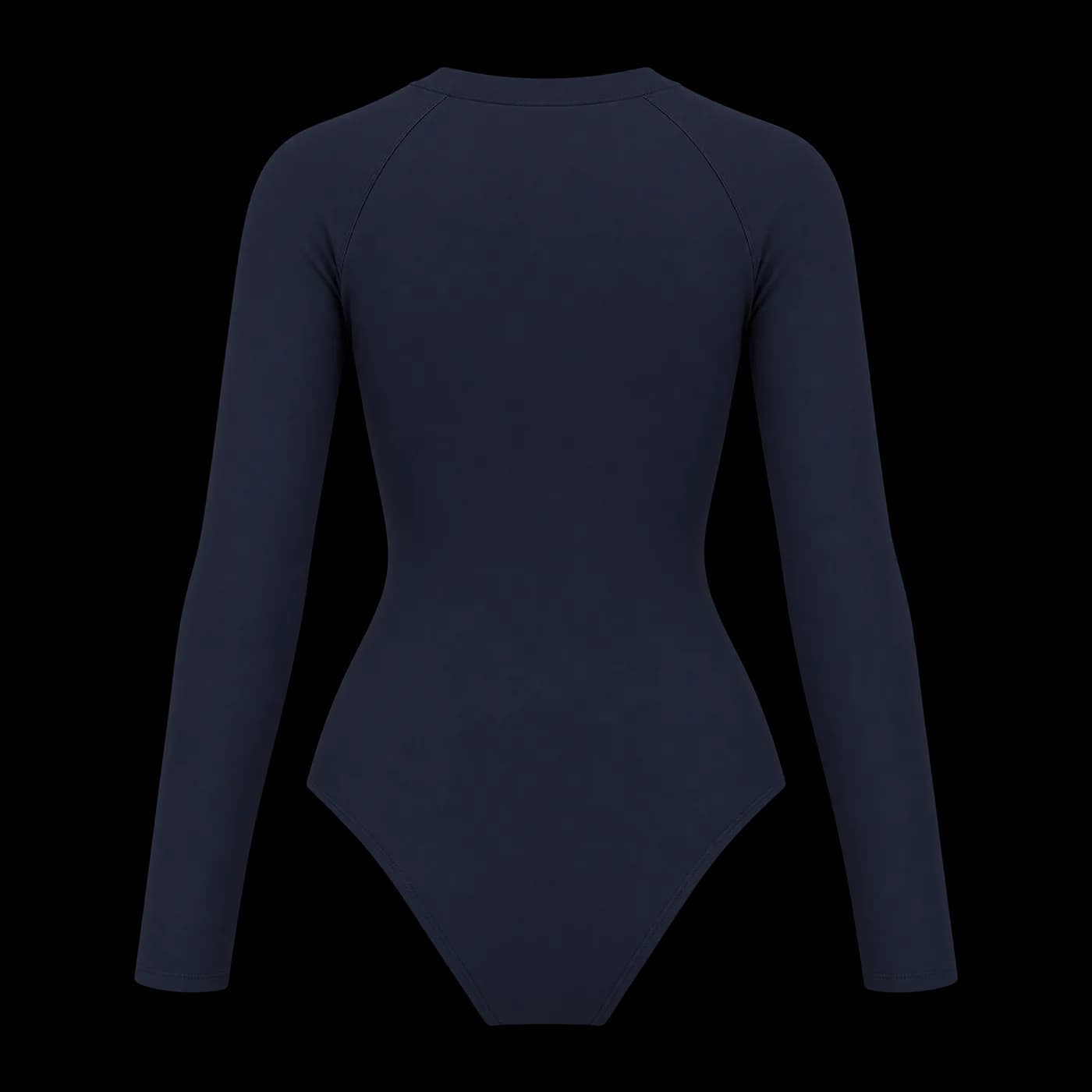 Long-sleeve zip one-piece SWM01 Ink, view 2